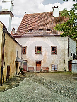 Typical medieval living house of Central Europe