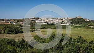 Typical medieval town of Obidos in Portugal