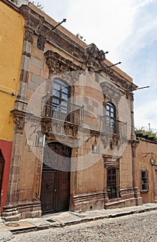 Typical Mexican Facade San Miguel Allende