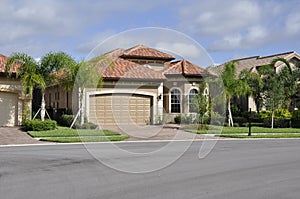 Typical modern home in Florida photo