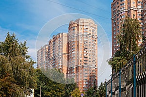 Typical modern residential building in Kiev