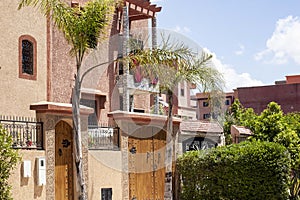 Typical Moroccan House Facade