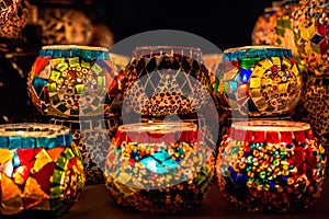 Typical moroccan lamps