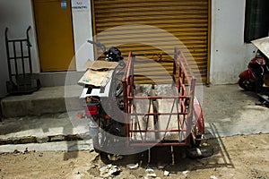 Typical motorcycle in the Philippines