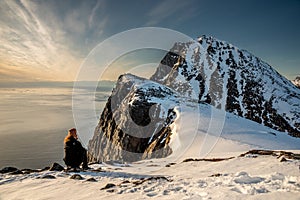 Typical mountain scenery beyond the polar circle