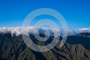 Typical mountains on La Gomera