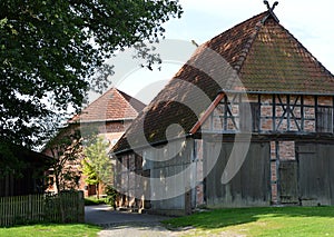 Typical Northern German Architecture, Hodenhagen, Niedersachsen photo