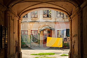 Typical Odessa courtyard