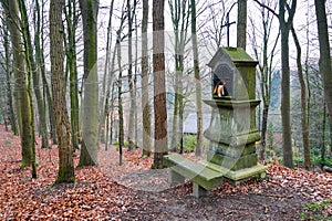 Typical old Christian wayside shrine.