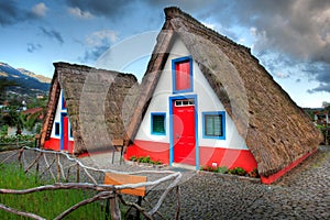 Typical old houses on Madeira