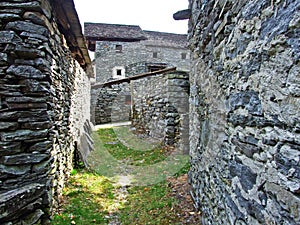 A typical old traditional architecture in the Magic Valley or Valle di Magia Valle Maggia photo