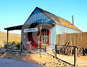 Typical Old West Carpenter Shop Building