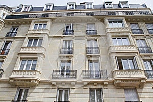 Typical parisian architecture, renovated