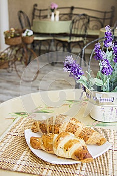 Typical parisian cafe