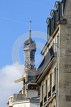 Typical Parisian Haussman-style building