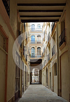 Typical passage in Tortosa photo