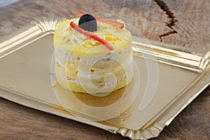 Typical peruvian dish known as causa