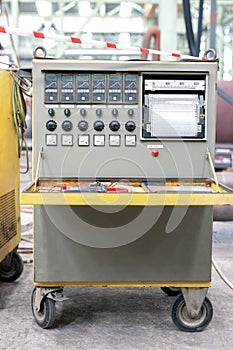 Typical portable post weld heat treatment machine with electric. The rate of heating when pwht is performed is typically based. photo
