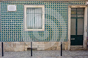 Typical Portuguese Architecture: Tile Azulejos Window - Portugal
