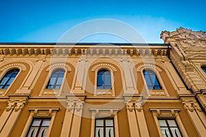 Typical Predio Italiano, a shopping center, on Corso Italia street in Pisa, Italy