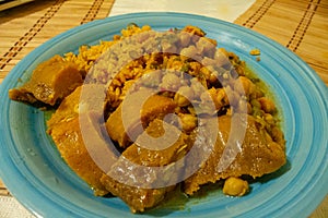 Typical Puerto Rican Dish.