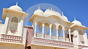 Typical Rajasthan restaurant on the side of an hightway