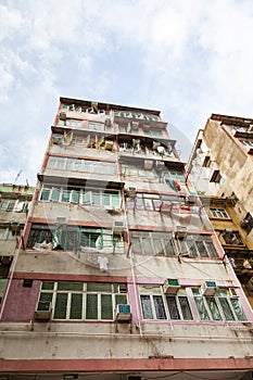 Typical Residential Buildings in Sham Shui Po, Hong Kong