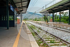 Typical rural train station