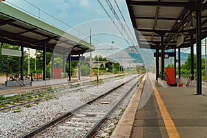 Typical rural train station