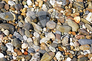 Typical sand structure of many beaches in Crete