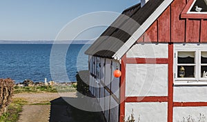 Typical Scandinavian/Swedish fishing hut.