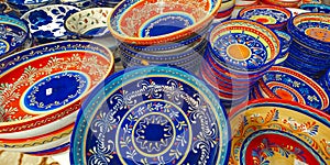 Typical Sevillian Ceramic, Sevilla, Spain photo