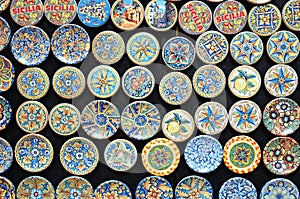 Typical sicilian pottery