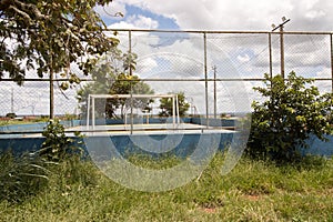 Typical soccer fields in Brazil