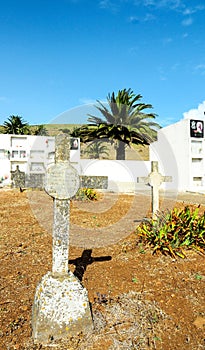 Typical Spanish Mediterrean Cemetery