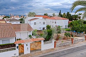 Typical Spanish townhomes in Mas Mel