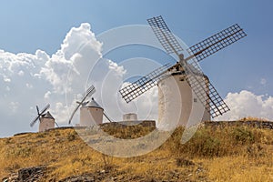 Typical Spanish windmill photo