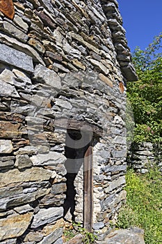 Typical are the stone house, named Rustico photo