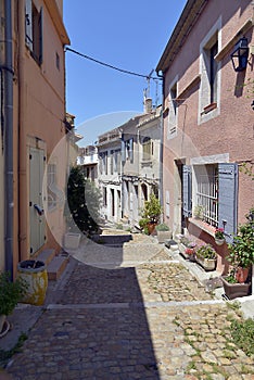 Typical street of Arles in Frances