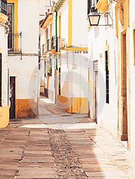 typical street in Cordoba, Spain