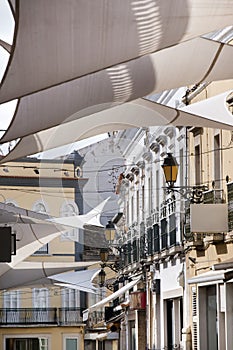 Typical street of Faro city