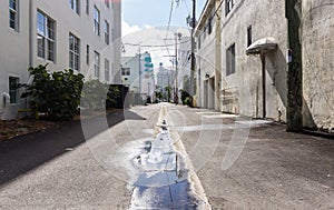 Typical street of Miami