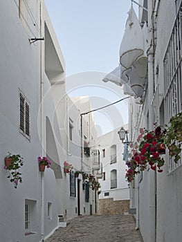 Typical street of Mojacar Almeria
