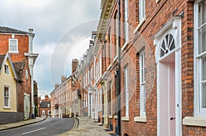 Typical Street in Shrewsbury Town