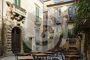 Typical street in Tropea