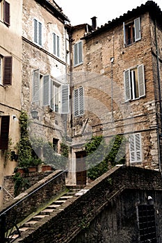 Typical Street View In Italy