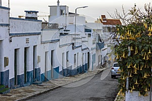 Typical street of the village of Fuseta