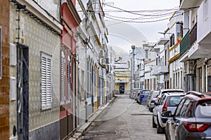 Typical street of the village of Fuseta