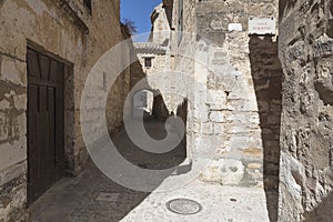 Typical Street of the world heritage city in Baeza photo