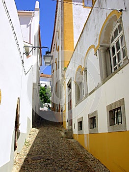 Typical street of Ãâ°vora v